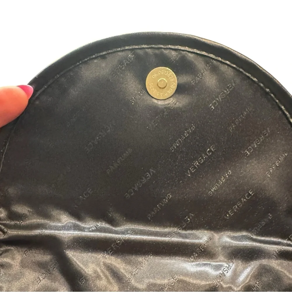 Versace Parfum Black clutch Bag